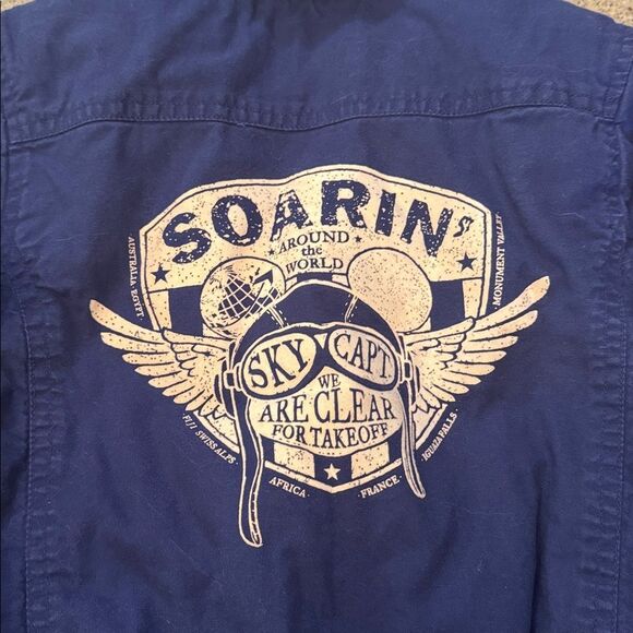 DISNEY PARKS Authentic "Soarin Around The World" Bomber Jacket - Picture 6 of 7